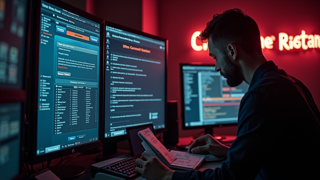 Pending withdrawal screen with warning icons and support chat in a dark casino setting